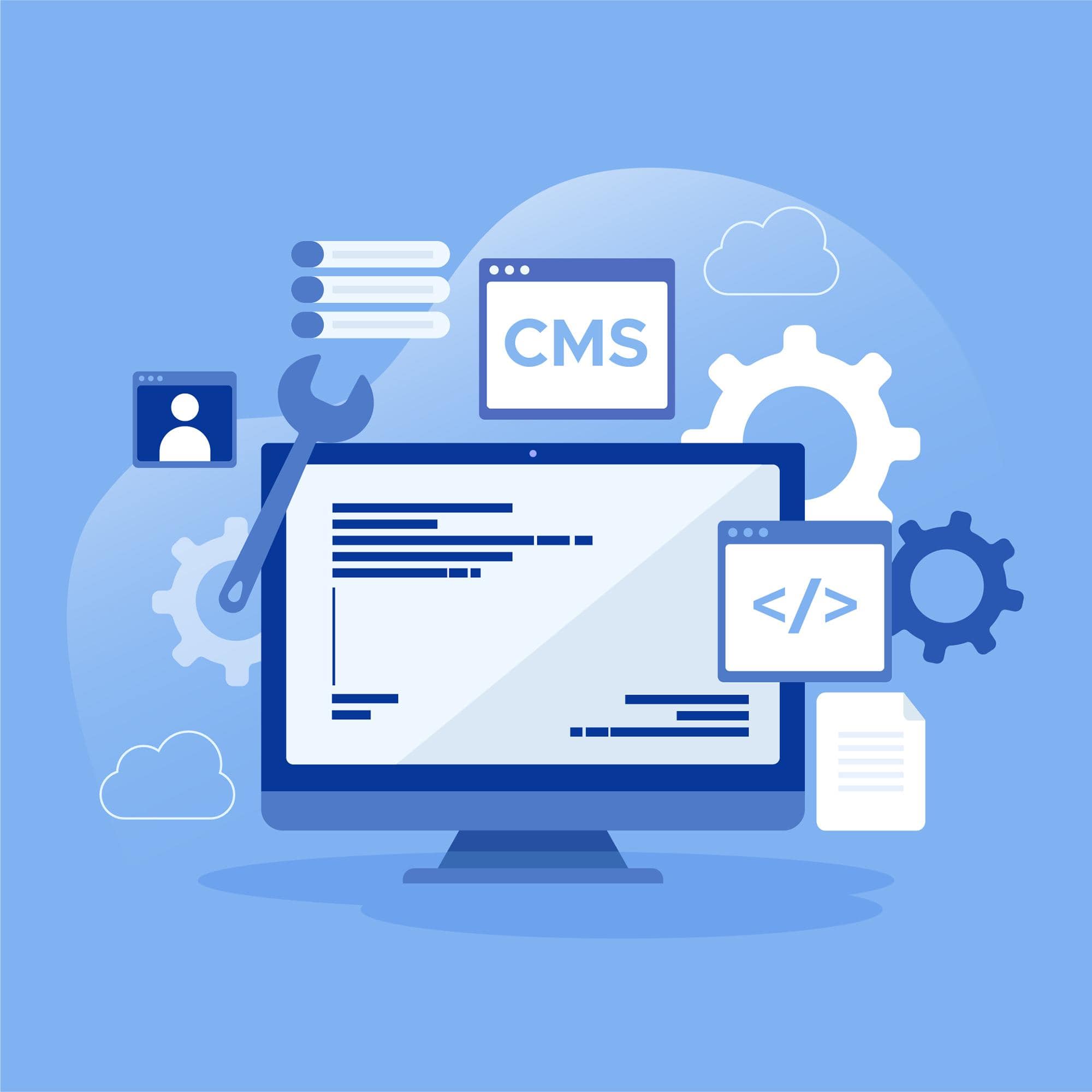 Cms  برنامه میباشد که بر روی هاست ما نصب میشود و به واسطه ان میتوانیم قالب ها و افزونه های مختلف را برای طراحی سایت و صفحات وب برای اهداف تعریف شده و در زمینه های مختلف نصب کنیم.